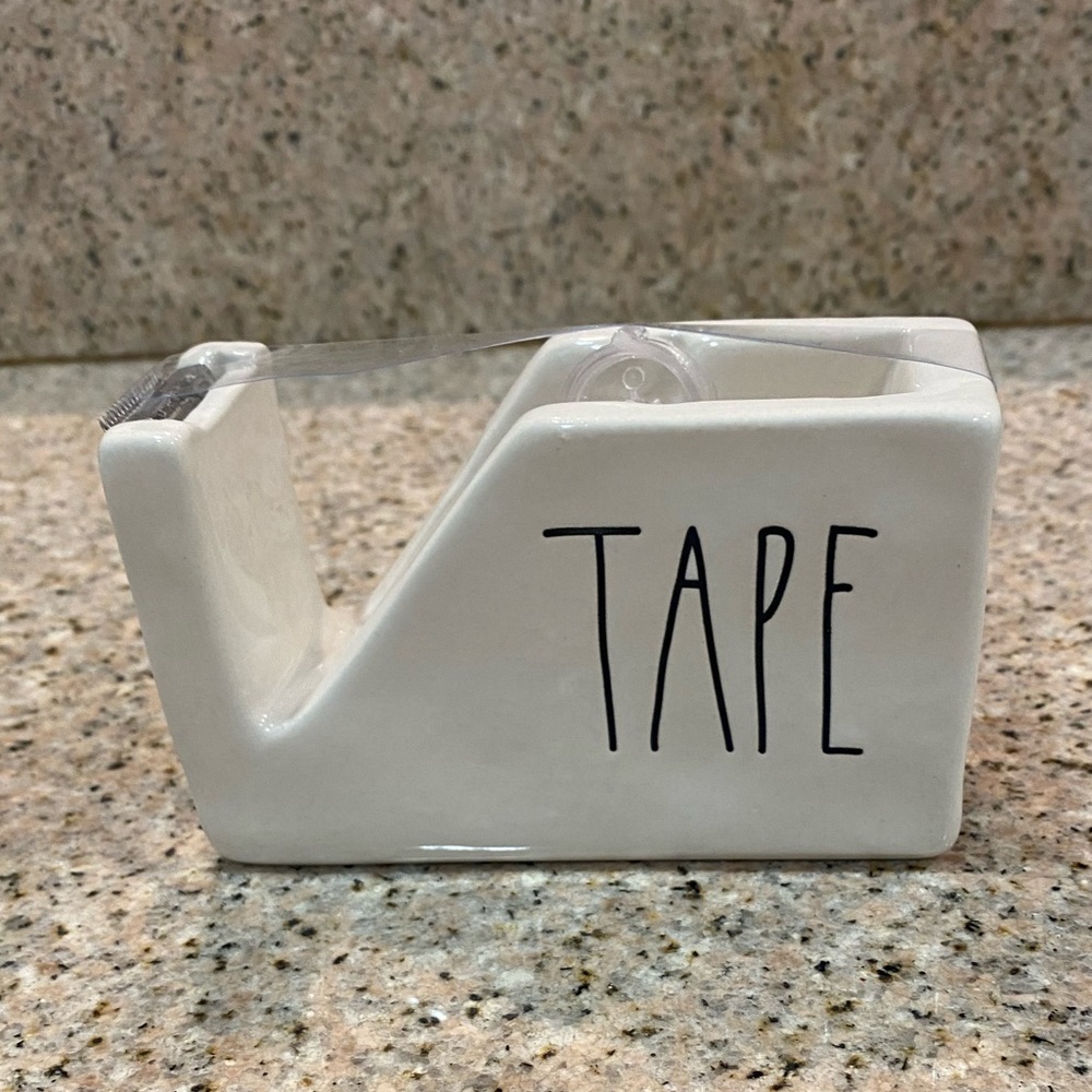 Rae Dunn ceramic tape dispenser